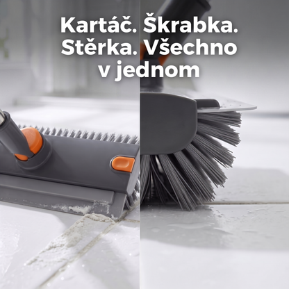 FlexScrub™ — Otočný kartáč 3v1
