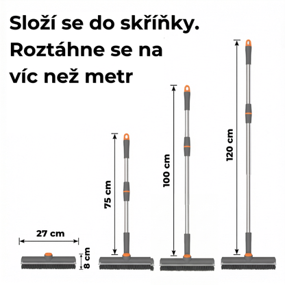 FlexScrub™ — Otočný kartáč 3v1
